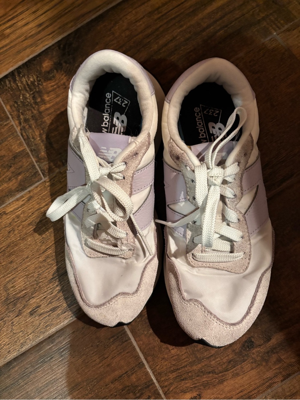 New Balance Women's Lilac & White 237 Athletic Sneakers